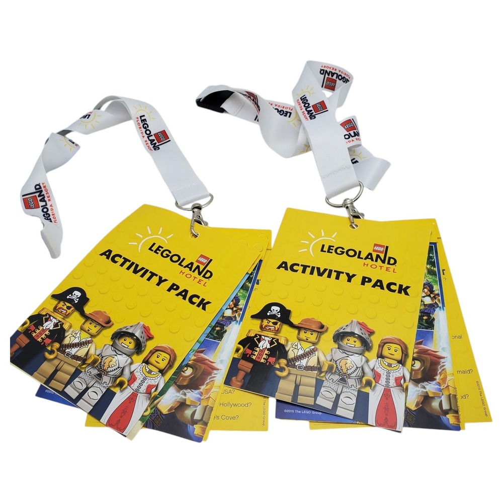 Legoland Hotel Activity Pack Lanyard Driver License Souvenir Lot